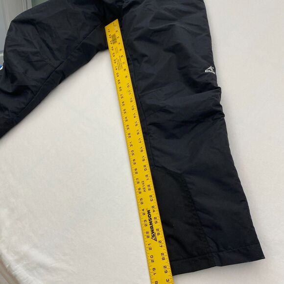 Eastern Mountain Sports Bib Snow Pants Womens Medium Black Excelr8tor Ski EMS - Picture 10 of 13